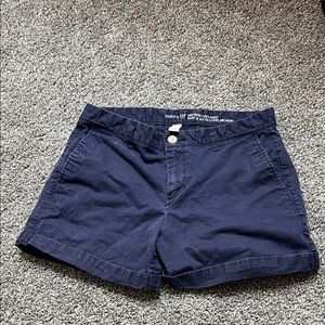 Gap Navy Blue Girlfriend Shorts